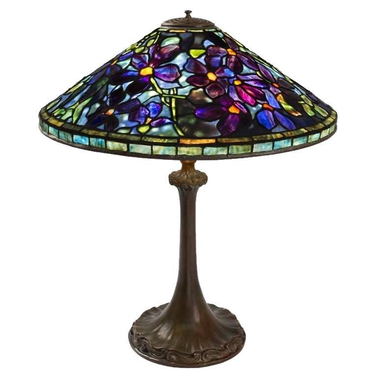 Tiffany Studios "Clematis" Table Lamp