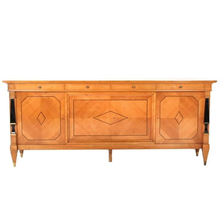 French Inlaid "Directoire" Cherrywood Sideboard