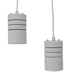 Set of Elegant 1970s Pendant Lamps by Superlight, Denmark