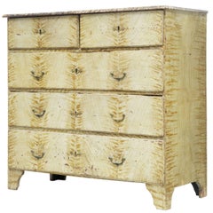 19th Century Swedish Painted Pine Chest of Drawers