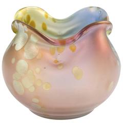 Signed Loetz Vase Phenomen Genre 299, "Tricolor", circa 1901