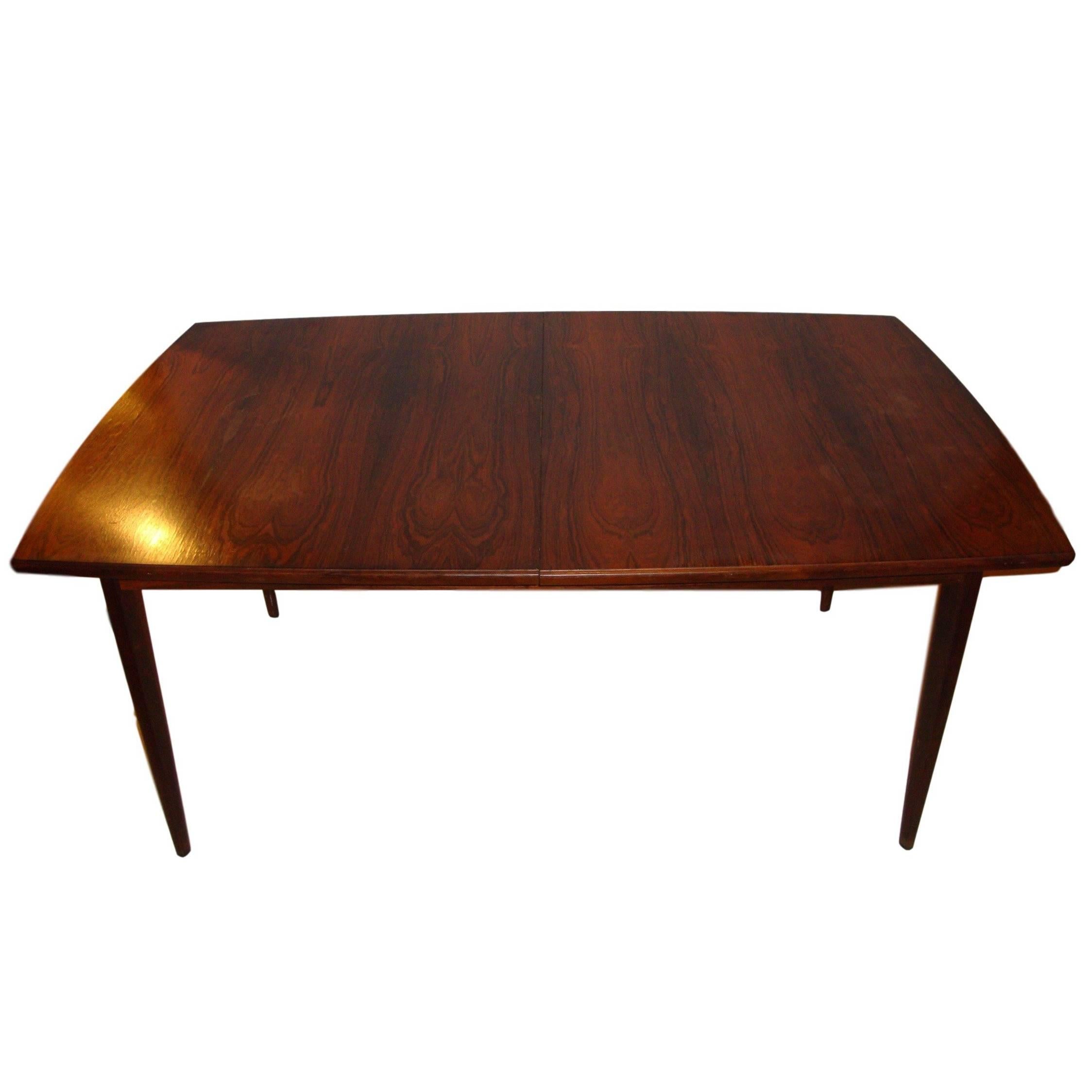 Mid-Century Modern Stamped Dining Table in Rosewood