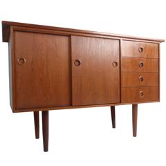 Scandinavian Modern Teak Credenza 4