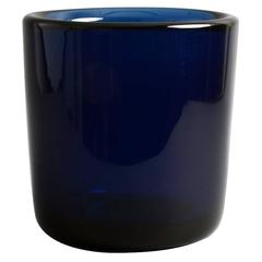 Expo Vase in Blue Glass by Sven Palqvist for Orrefors, 1968