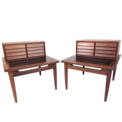 Pair of Midcentury Storage End Tables by American of Martinsville