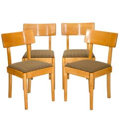 Set of Four Dining Chairs, Russel Wright "Young American Modern" for Conant Ball