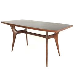 Italian Beech Dining Table, 1950s