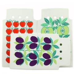 Vintage Arabia Finland Pomona Plum Ceramic Chopping Board