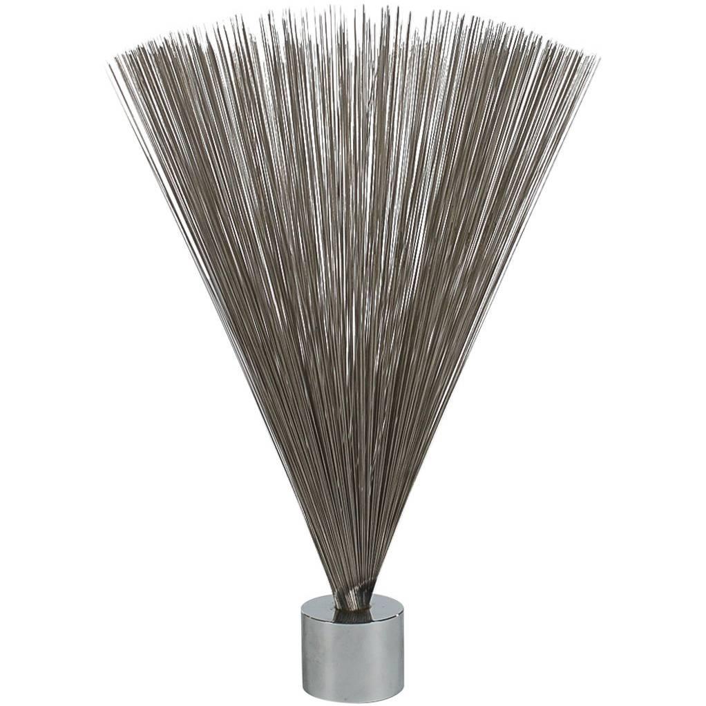 Mid-Century Modern Art Wire Abstract Spray Table Sculpture After Harry Bertoia