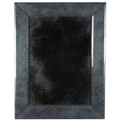 Antiqued Mirror Frame Wall Mirror, French, 1940s