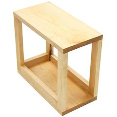 Side Table in Solid Maple for Desktop or Nightstand with Natural Oil Finish 9
