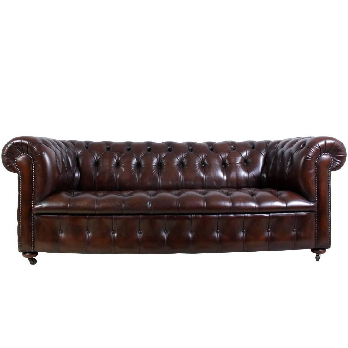 Vintage Leather Chesterfield