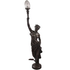 Lampe figurative représentant Lady Liberty