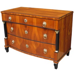 Fine Biedermeier Three-Drawer Chest