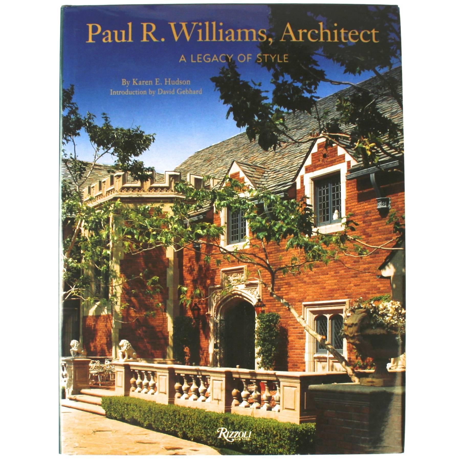 "Paul R Williams, Architect" First Edition Book