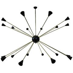 Large Italian Sputnik Chandelier