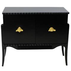 Ebonized Italian Drinks Cabinet