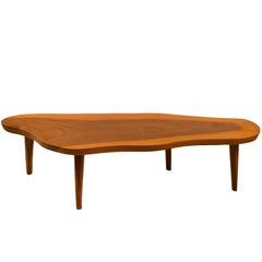 Free Edge Coffee Table After Nakashima Free Edge Coffee Table After Nakashima