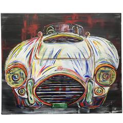 David Harper, Classic Car Commission Paintings. AC Cobra, Original on Canvas