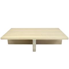 Shimna White Oak Minimal Coffee Table 11