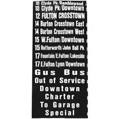 Bus Roll - Vintage - Grand Rapids Michigan