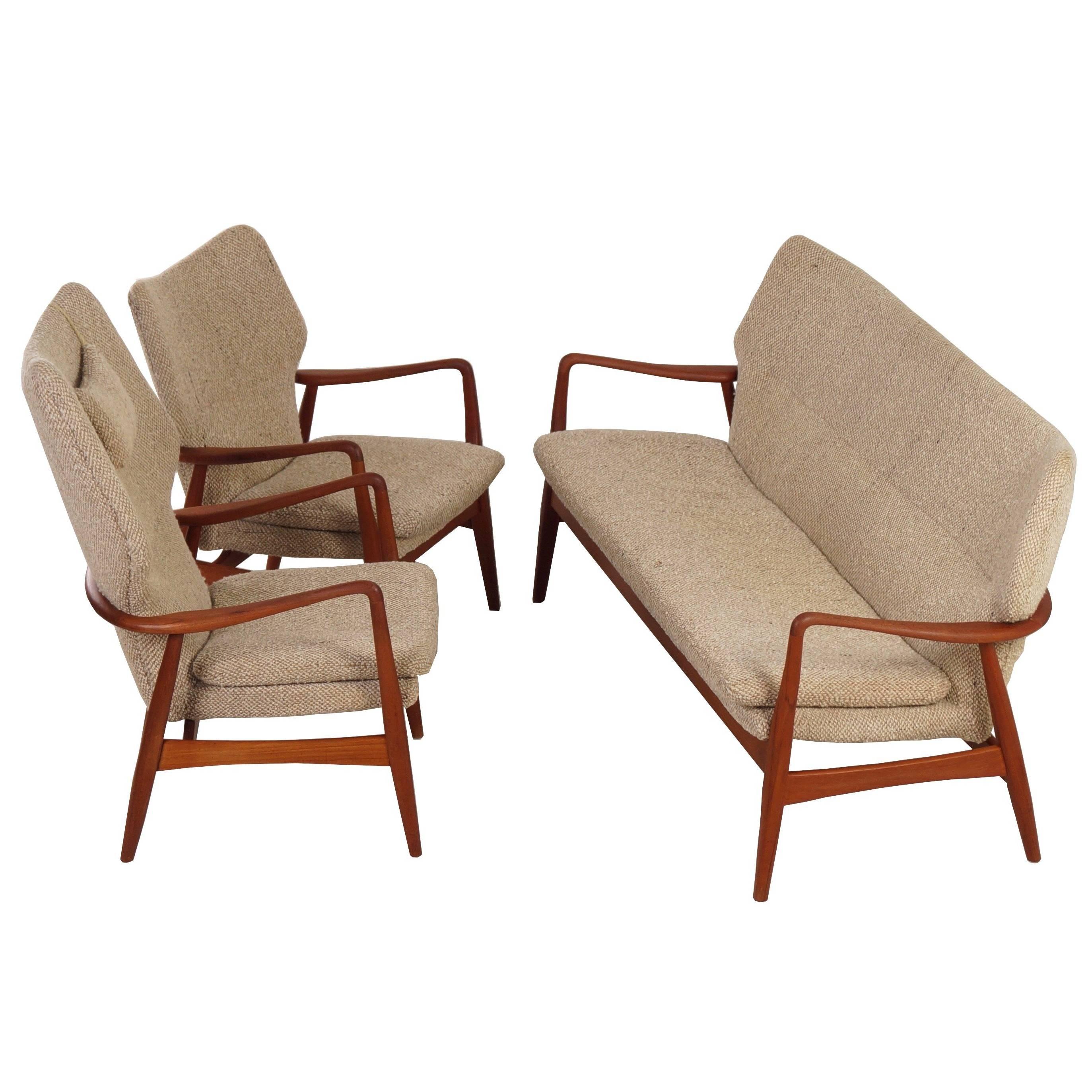 Living Room Set by Aksel Bender Madsen for Bovenkamp, 1960s For Sale