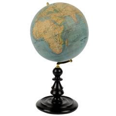 Antique Terrestrial Globe Edited in the Second Half of the 19th Century 7