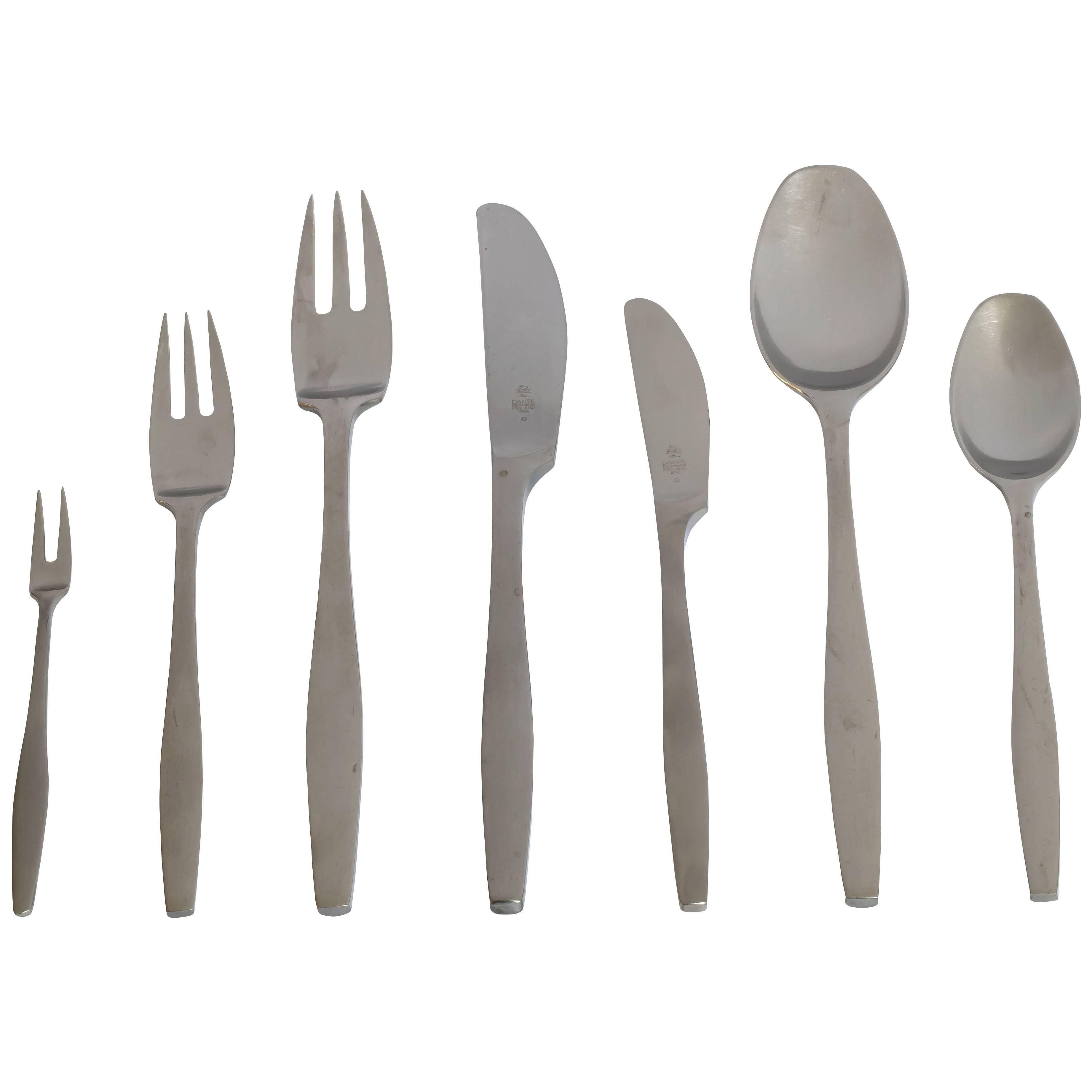 Dansk Finland Variation V Flatware by Jens J. Quistgaard 56 Pieces Original Box