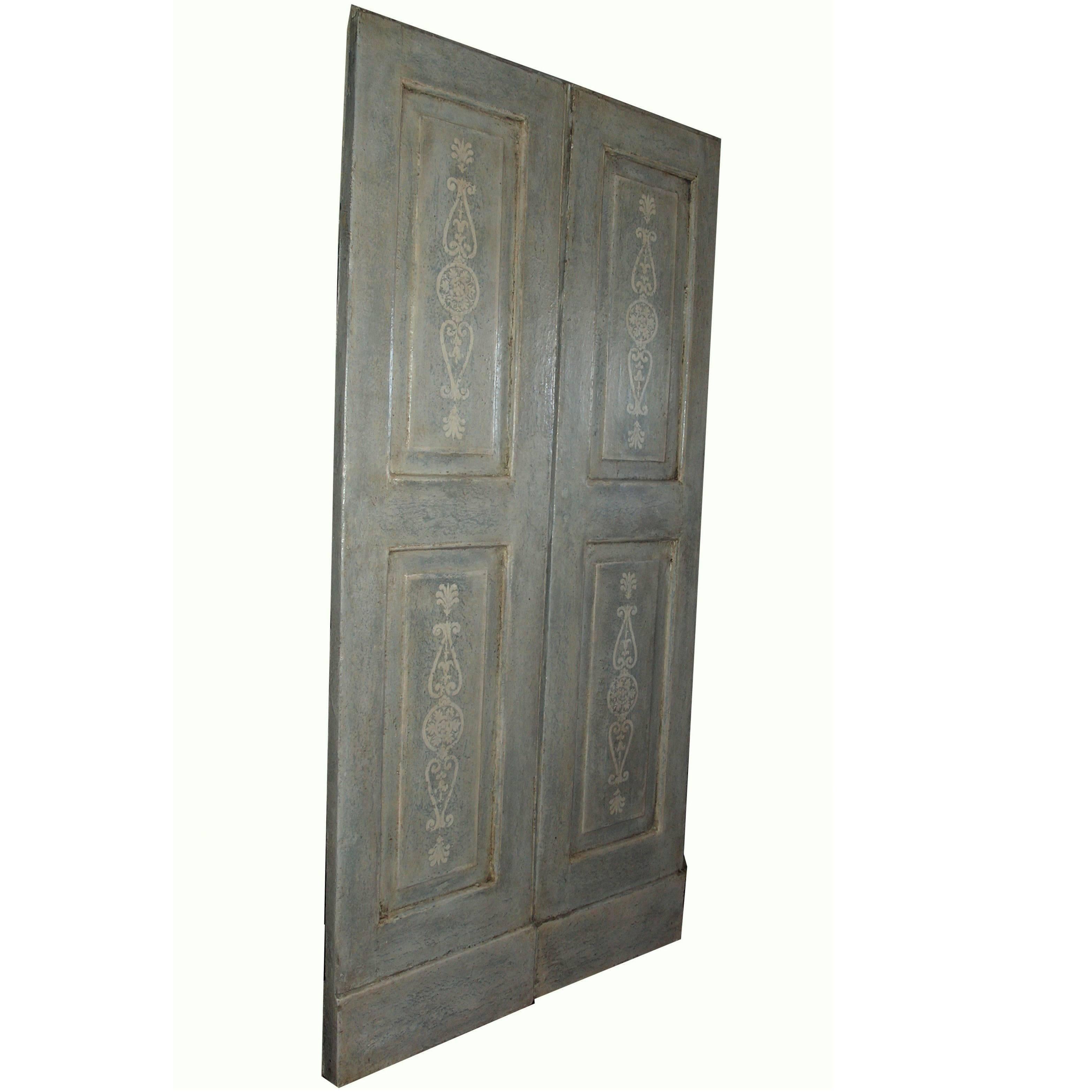 Antique Lacquered Double Door