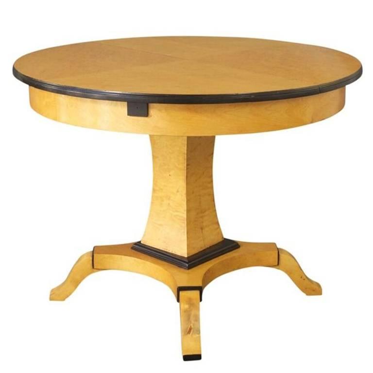Biedermeier Expandable Dining Table at 1stDibs