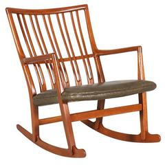 Hans J. Wegner Ml-33 Rocking Chair for Mikael Laursen