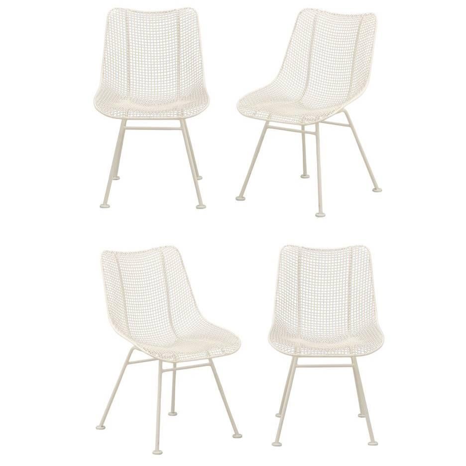 Set of Four Russell Woodard Patio Chairs, circa 1960s