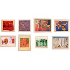 Josef Albers Suite of Eight Abstract Lithographs from Interaction of Color