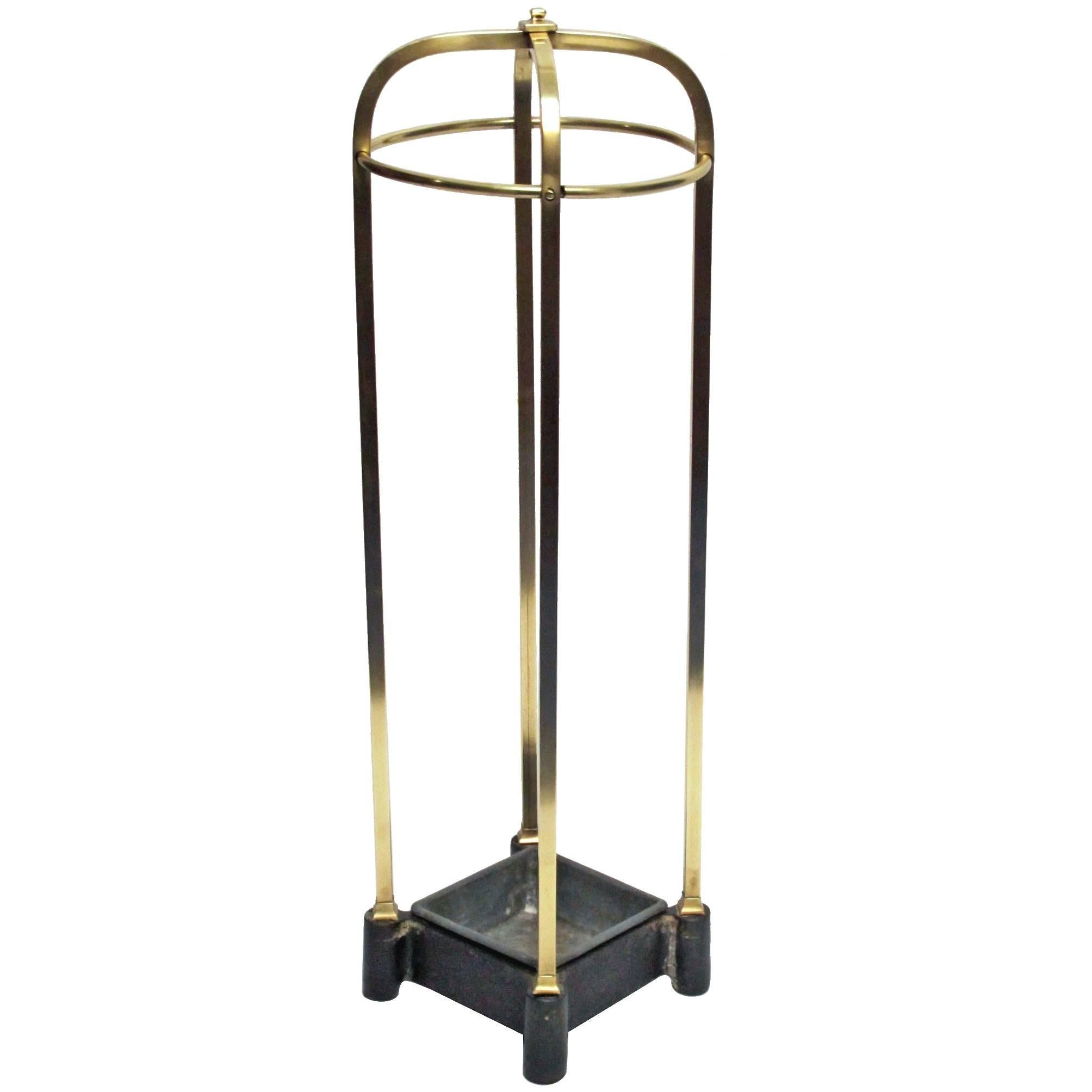 19th Century Brass Umbrella or Walking Stick Stand