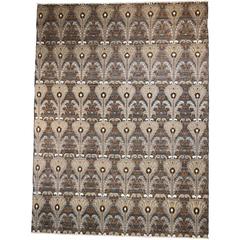 Fine Modern Textured High to Low Ikat Design