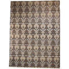 Fine Modern Textured High to Low Ikat Design