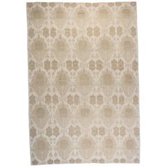 Very Fine Modern Textured High to Low Ikat Design