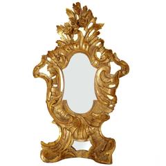 Rococo Standing Mirror, 18th Century