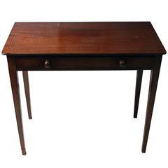 Antique Elegant Late 19th Century Regency Style Mahogany Side or Hall Table, circa 1890