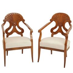 Biedermeier Bergère Chairs, Danube Monarchy 8