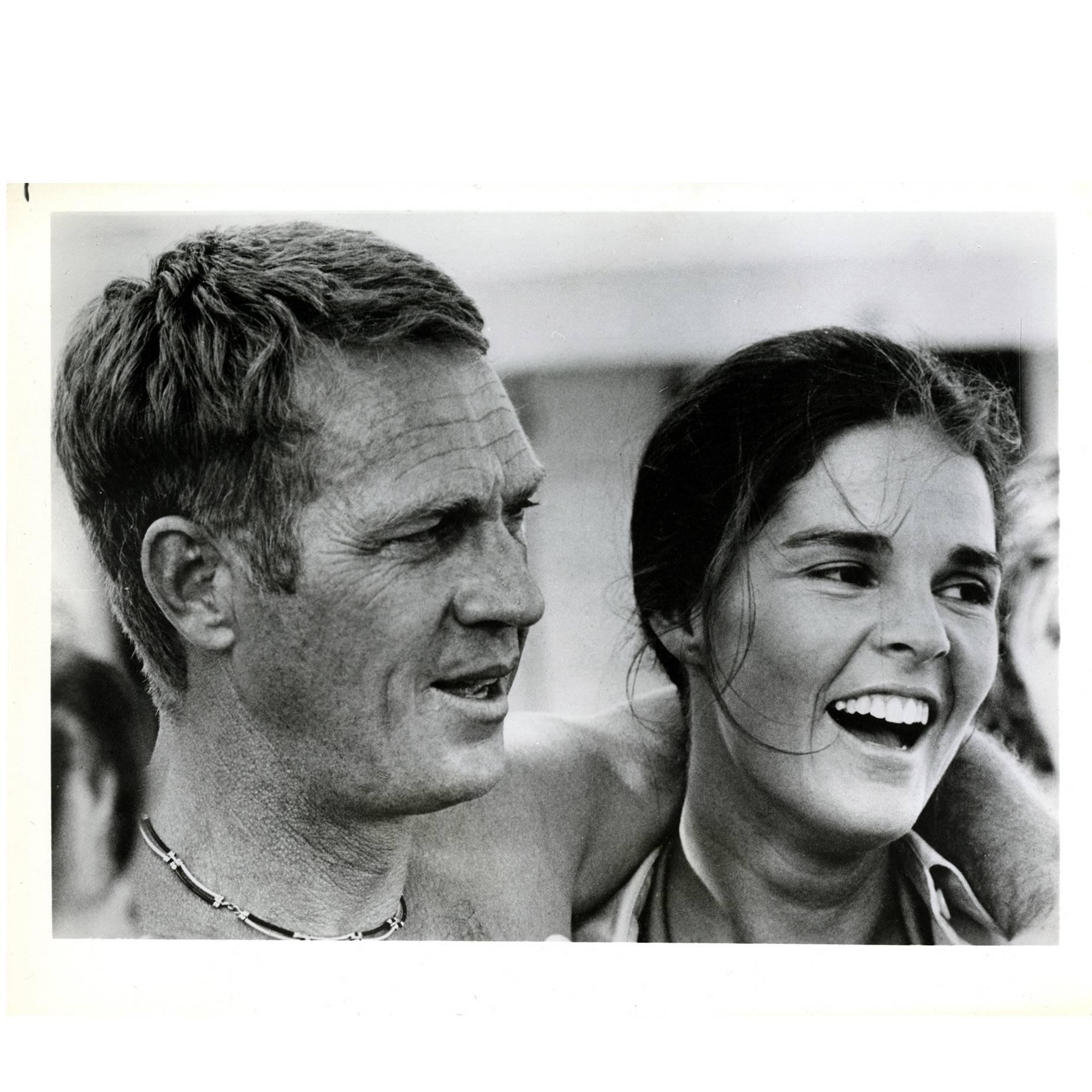 Vintage Steve McQueen, Ali Macgraw Photo, The Getaway