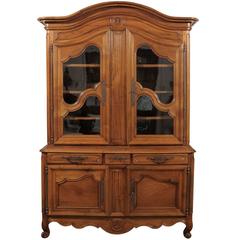 18th Century French Walnut Buffet Deux Corps