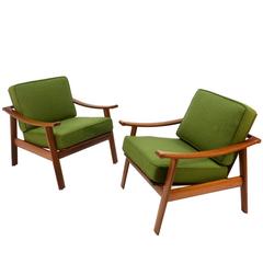 Pair of Teak Lounge Chairs by William Watting