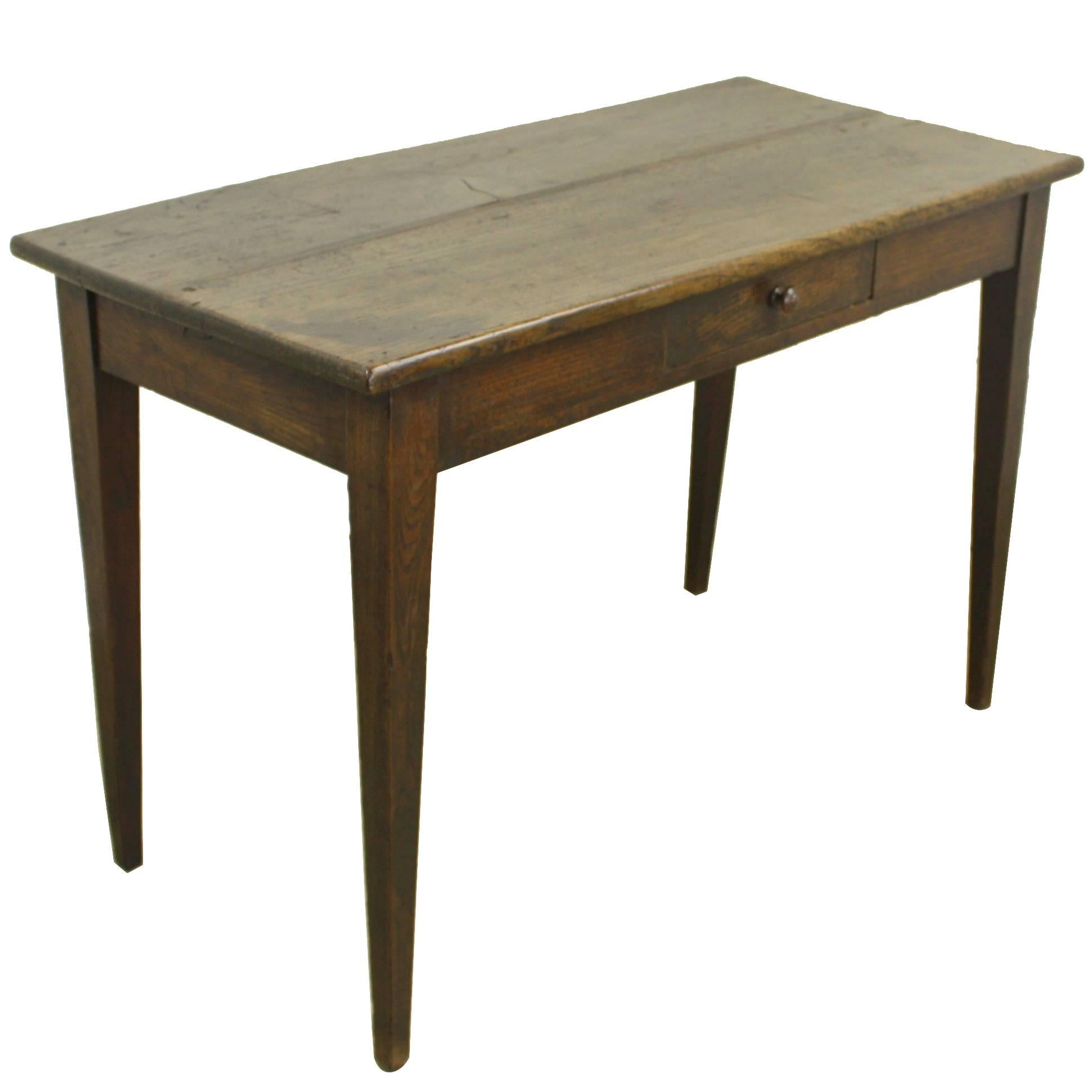 Narrow Antique Chestnut Writing Table
