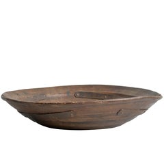Carved Wood Bowl from Iran