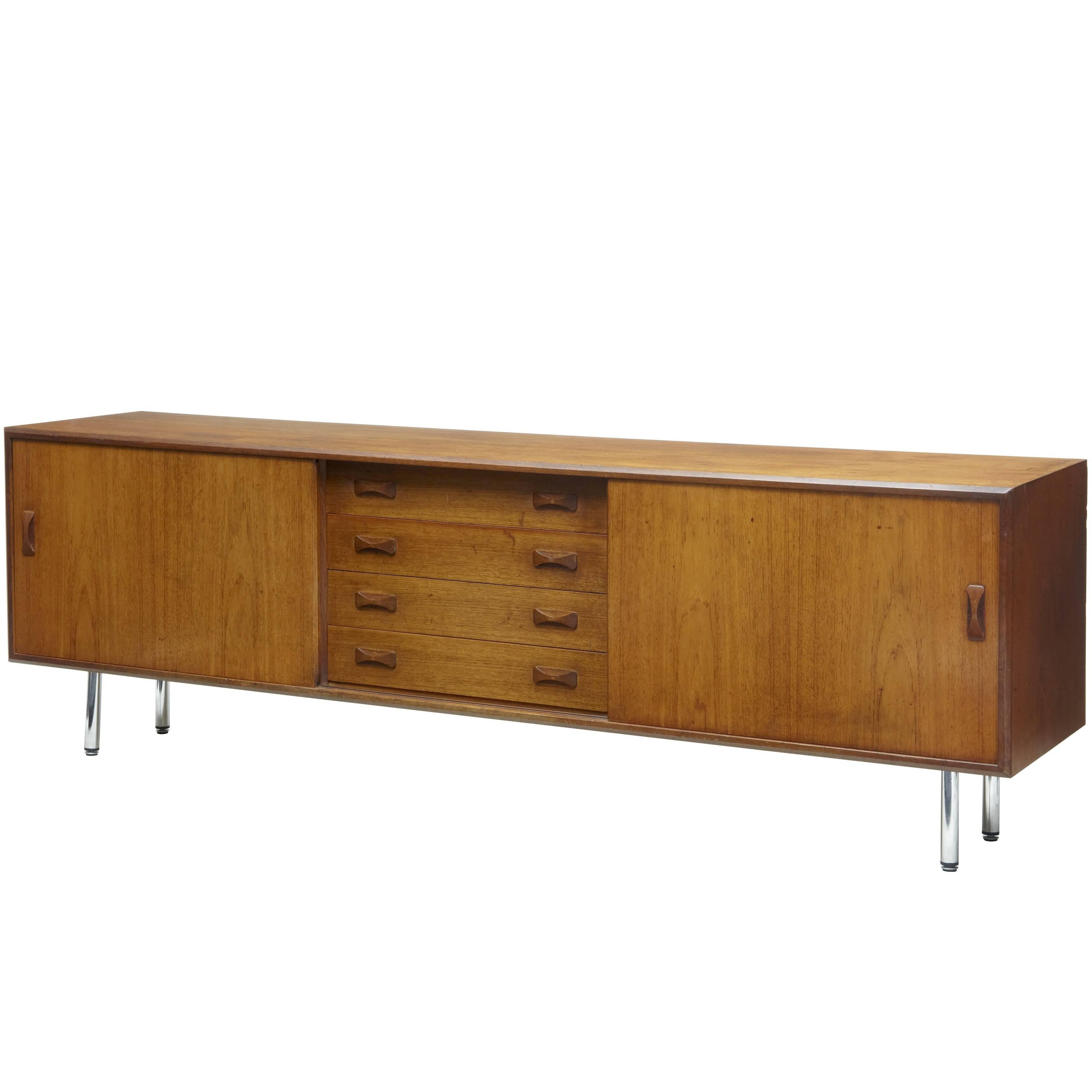 Large Danish 1960s Teak Sideboard