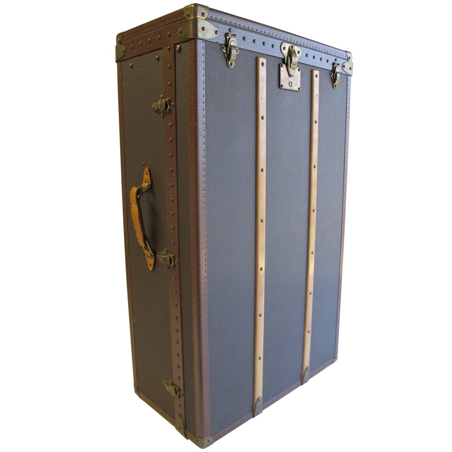 Unique Custom-Made Louis Vuitton Wardrobe Trunk For Sale at 1stdibs