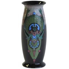 Dutch Art Nouveau Vase by Henri Breetvelt for Porceleinfabriek 'De Kroon'