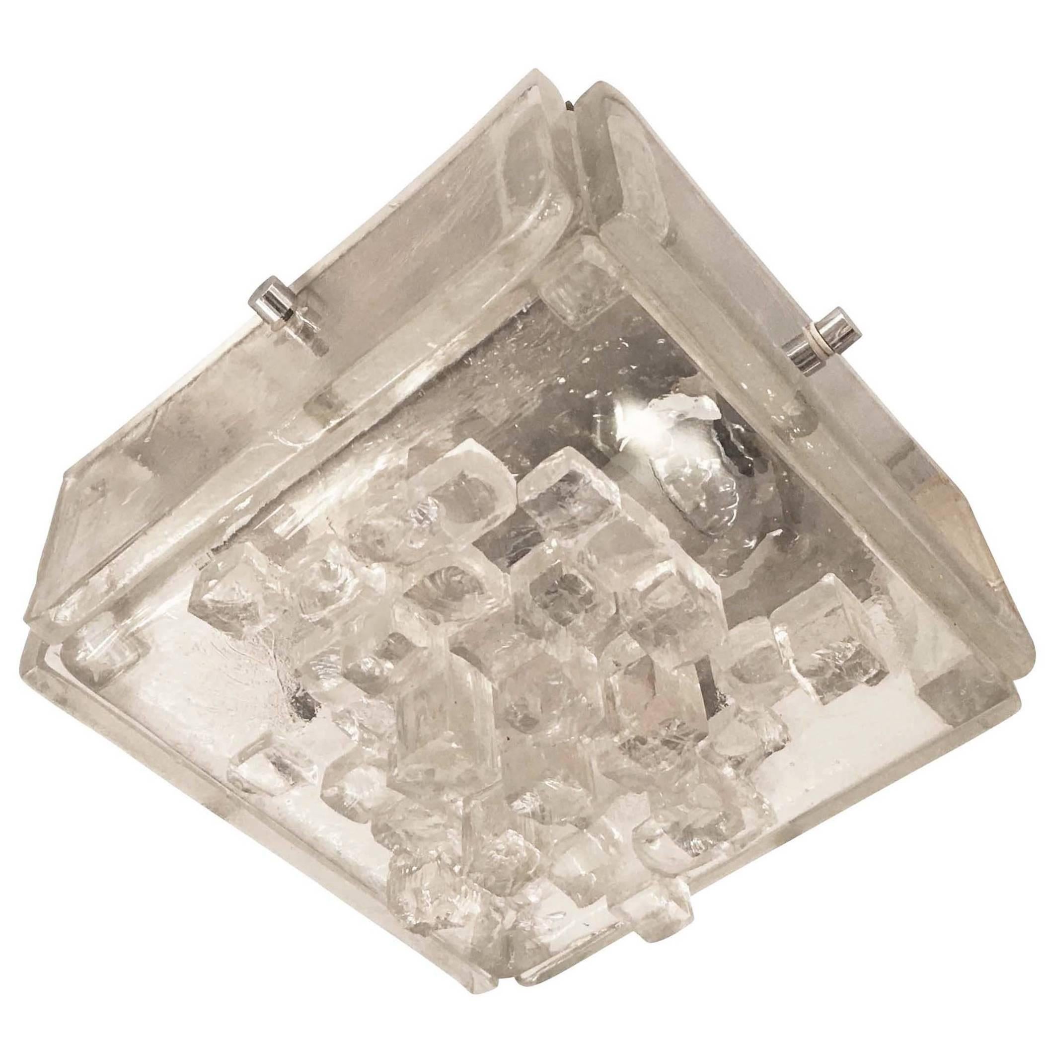 Square Flush Mount or Sconce by Poliarte