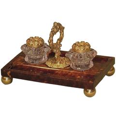 Regency Period Ormolu and Tortoiseshell Pentray 6